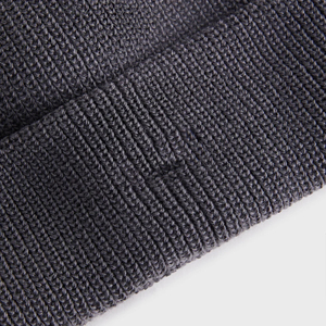 Unique Design Breathable Waterproof <b>Wool</b> <b>Beanie</b> Jacquard Custom Knit Adjustable Fit Unisex Winter Hat-Best Selling Daily Casual - Product Image 3