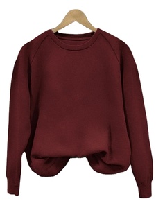 Sudadera de algodón de gran tamaño para mujer, Jersey informal con cuello redondo y capucha frontal, rojo, marrón, holgado sostenible, para Primavera e Invierno - Product Image 4