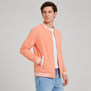 Mens varsity jacket <b>crafted</b> with premium fabric offering stylish warmth durable comfort and a timeless sporty everyday fashion l - Product Image 4