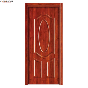 Porte d'entrée intérieure moderne pré-montée en bois massif, étanche et insonorisée, pour salles de bain, salons, villas et appartements - Product Image 1