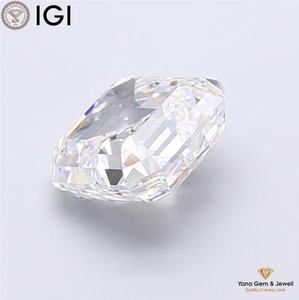 Diamant de laboratoire CVD de 2,50 carats de forme Asscher, couleur D, clarté VVS2, certifié IGI, pour bague de mariage personnalisée ou cadeau - Product Image 5