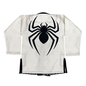 Kimono de Jiu Jitsu Blanco Personalizado, Trajes de BJJ Personalizados para Artes Marciales, Kimono de Jiu Jitsu Brasileño - Product Image 4