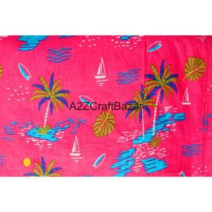 Tissu d'habillement 100 % coton tissé à motifs imprimés, écologique, respirant, séchage rapide, léger, style croisé, pour femmes/filles, Rajasthan - Product Image 6