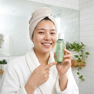 Tónico Facial JEJUON Cuthera Green Mandarin 150ml, Ácido Hialurónico Coreano, Iluminador, Hidratante, Calmante, Antioxidante, para Piel Sensible - Product Image 6