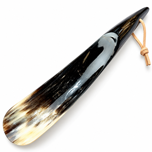 SOFIYA CRAFT Calzador de Cuerno Natural de Búfalo Tallado, con Mango Largo, Ecológico y Duradero, Accesorio para el Cuidado del Calzado, Hecho en Uttar - Product Image 1