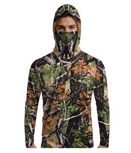 Sweat-shirt de chasse léger pour sports de plein air, sweat-shirt de chasse avec poche kangourou, sweat-shirt à capuche en polaire chaud - Product Image 1
