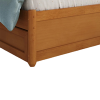 Großhandel Furaka Modernes Massivholz-Softbett mit Schublade und Stauraum, Anpassbare Größe Einzelbett für Schlafzimmer und Motel