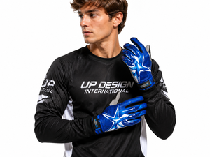 Gants de motocross personnalisés à doigts complets, gants de course moto, VTT, BMX, cyclisme, respirants, antidérapants, fabricant OEM ODM - Product Image 1