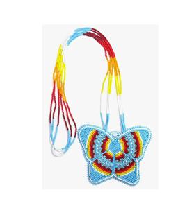 Conjunto de collar y aretes de cuentas tradicionales inspirado en el patrimonio cultural para colecciones de joyería de bodas y festividades. - Product Image 5