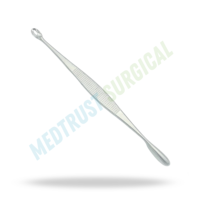 Curette Volkman à double extrémité 8,25 pouces (21 cm) – Instrument chirurgical vétérinaire pour le débridement osseux et les procédures orthopédiques