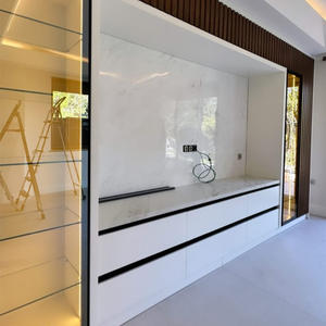 Muebles de Cocina Modernos Berfa, Gabinetes de Madera de Pino Personalizados, Sistema Modular, Encimera de Mármol, Características Multifuncionales para - Product Image 4