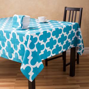 100% Cotton Woven Solid Modern Home Tablecloth-Oilproof <b>Waterproof</b> Eco-Friendly Durable Square Shape - Product Image 6