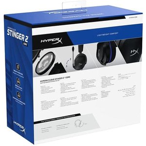 HyperX CLOUD Stinger 2สีดำสำหรับ PS4 PS5หูฟังครอบหูชุดหูฟังสำหรับเล่นเกมชุดหูฟังบลูทูธชุดหูฟังสำหรับเล่นเกม PC