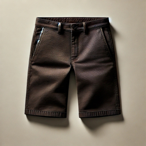 กางเกงยีนส์ขาสั้นผ้าแคนวาสสีเข้มสำหรับผู้ชาย ขายส่ง เป็นมิตรกับสิ่งแวดล้อม เหมาะสำหรับออกกำลังกาย วิ่ง แฟชั่นสตรีทแวร์ สวมใส่สบาย ระบายอากาศได้ดี - Product Image 3