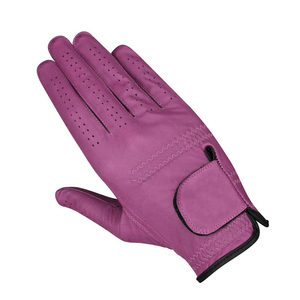Guantes de Golf Personalizados para Hombre, de Cuero Vacuno, Color Morado, Cómodos y Modernos, de Dedo Completo - Product Image 4