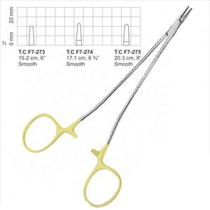 Pinzas Manuales de Alta Calidad para Retorcido de Alambres Corwin Hegar TC, 16 cm, Acero Inoxidable Dorado, Certificación CE, Pinzas Quirúrgicas - Product Image 6