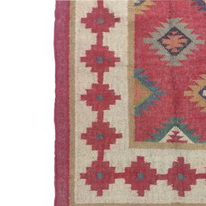 Tapis Kilim en laine et jute 6x9 fabriqué à la main tapis Dhurrie traditionnel confortable pour intérieurs de maison tapis et ensembles - Product Image 5