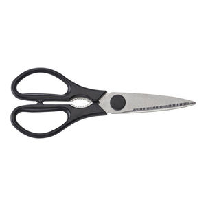 Ensemble de couteaux de cuisine marron avec manches rivetés noirs, lames argentées et ciseaux de cuisine pour couper, trancher et préparer les aliments - Product Image 2
