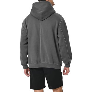 Sweat à capuche premium pour homme, en coton épais, coupe décontractée, chaud et confortable, idéal pour un style moderne au quotidien. - Product Image 5