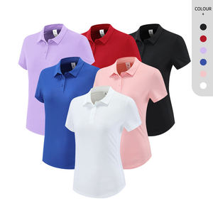 Polos Personalizados de Alta Calidad en Algodón para Mujer, Camisetas de Golf, Polos con Logotipo Personalizado, Polos Deportivos Ajustados para Mujer, Uniformes - Product Image 1