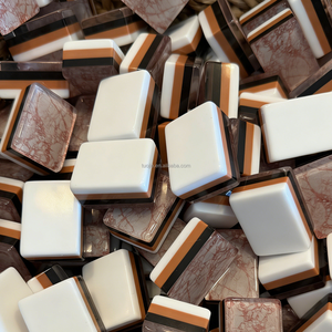 Tuiles de <span class=keywords><strong>Mahjong</strong></span> américaines Palm Royale, personnalisées multicouches, gravées, ensemble de 160 tuiles Oh My <span class=keywords><strong>Mahjong</strong></span> - Product Image 5