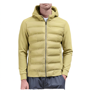 Veste d'hiver matelassée hybride pour homme, best-seller, légère, isolante, vêtement d'extérieur chaud, coupe-vent, veste décontractée - Product Image 4