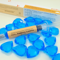 Ampoule hydratante booster pour le visage au peptide de cuivre haute concentration 6000ppm, OEM/ODM Corée, estampage or, éclat élastique, 3 ans