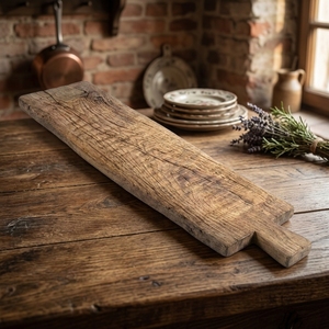 Tabla de cortar de teca Cacah Tapas, tallada a mano, larga, de madera, para preparación de alimentos, bandeja decorativa para charcutería, bandeja de cocina. - Product Image 4