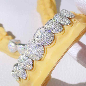 Grillz Diamantés de Luxe pour Dents, Sur Mesure, Bijoux de Mode Hip Hop pour Hommes et Femmes - Product Image 3