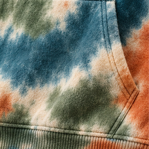 Sweat-shirt à capuche tie-dye pour homme, personnalisé, 100% coton molletonné, coupe oversize, style vintage, fournisseur de vêtements en gros - Product Image 5