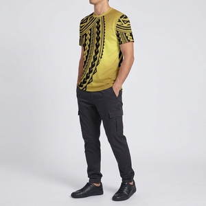Mens <b>Plus</b> <b>Size</b> Traditional Samoan Tribal Printed T Shirt Short Sleeve Crew Neck Hawaiian <b>Graphic</b> <b>Tee</b> Custom Summer Tops <b>Tee</b> - Product Image 2