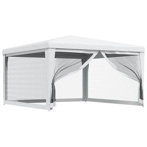 Tenda Wedding & Party 13.1x13.1 bianco con pareti laterali 4 Mesh - Product Image 2