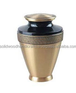 Urnas de cremación hechas a mano al por mayor de calidad única, urna de cremación metálica de bajo precio para cenizas humanas y suministros funerarios - Product Image 1