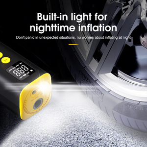 Compact Digital 12V <b>Tire</b> Pump for <b>Car</b> Bicycle Motorcycle with Preset Function - Product Image 4