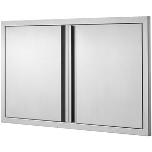 Porta di Accesso BBQ a Incasso in Acciaio Inox 36W X 21H Pollici per Cucina Esterna, Accessori per Mobili a Muro - Product Image 4