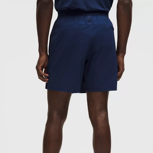 Shorts de sport décontractés pour hommes en toile à séchage rapide, respirants, avec fentes latérales, taille élastique, pour fitness et course à pied - Product Image 3