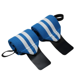 Sangles de poignet élastiques en coton épais et résistant de qualité professionnelle pour haltérophilie, équipement de musculation - Product Image 5