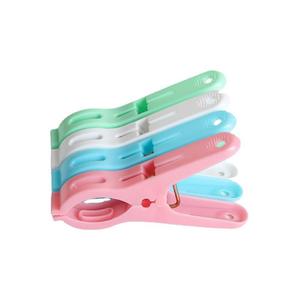 Plastic Clothes Peg Hanging <b>Clips</b> Space Saving Clothespin Laundry <b>Clips</b> for Towels Clothes Bags Wardrobe Storage Use - Product Image 3