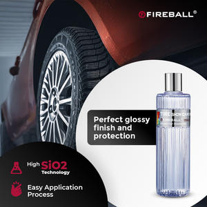 Abrillantador de Neumáticos Fireball Show Car Tire Shine 500 ml, Alto Brillo, Previene la Contaminación y el Ennegrecimiento, Fórmula No Grasosa, Brillo Duradero - Product Image 6