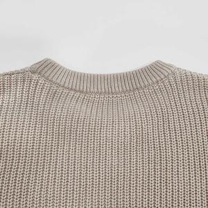 Pull en tricot pour homme et femme, cardigan côtelé en laine/viscose, décontracté, tendance, chaud, confortable, manches longues, élégant - Product Image 3