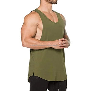 Débardeur pour homme de haute qualité à bas prix, respirant, bouton 3D, résistant, 100% coton - Product Image 4