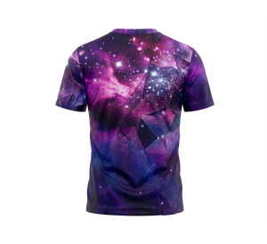 Camiseta Sublimada con Estampado de Pinceladas Abstractas para Gimnasio y Uso Casual - Product Image 4