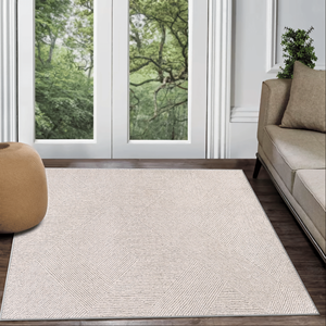Tappeto Geometrico Shaggy Marrone Lavabile in Lavatrice per Soggiorno e Ingresso, Antiscivolo - Product Image 6