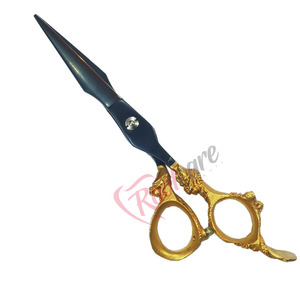 Tijeras de peluquería Rootcare de alto rendimiento, tijeras de corte para barbería, tijeras de entresacar con agarre equilibrado para un uso cómodo. - Product Image 1