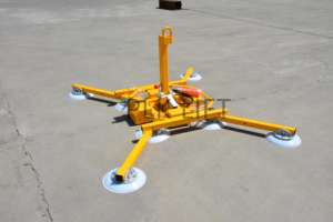 Lève-vacuums portable multi-pads pour verre, tôles métalliques, pierre, granit et panneaux solaires - Product Image 2