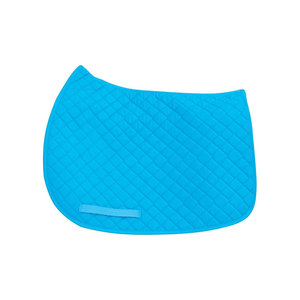 2026 Quilted Horse Saddle Pad With Sheepskin Trim <b>Equestrian</b> Riding Gear - Product Image 4