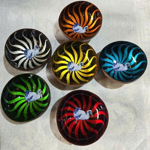 Ensaladera de laca Hathai personalizada de alta calidad, vajilla de diseño múltiple respetuosa con el medio ambiente de coco de Bambú - Product Image 1