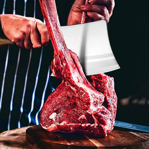 Couteaux de cuisine durables en acier inoxydable, couteaux à hacher à poids équilibré, couteaux de cuisine robustes en acier inoxydable - Product Image 4