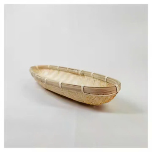 Paniers de rangement décoratifs de table de maison de restaurant en gros d'usine avec le panier en bambou tissé à la main de haute qualité - Product Image 3