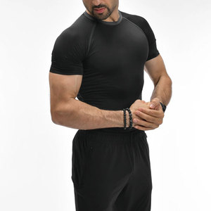 T-shirt de sport pour homme, manches courtes, coupe classique, couleur personnalisée, 100% coton, écologique, respirant, vêtements de sport athlétiques - Product Image 6